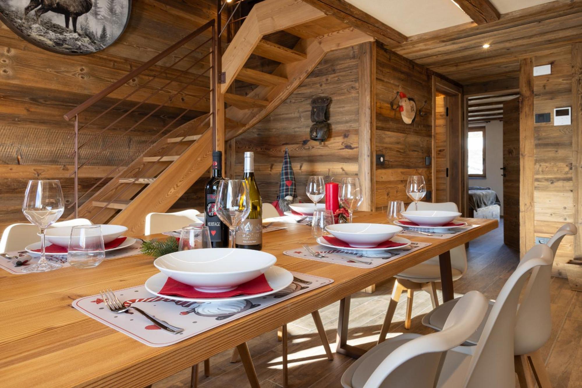 Les Reves Des Montagnards, Appartements De Charme Torgnon Exterior foto