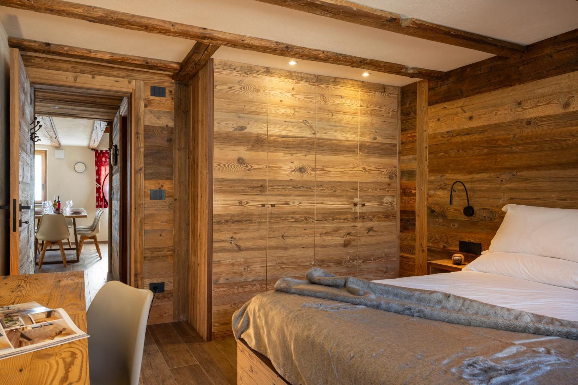Les Reves Des Montagnards, Appartements De Charme Torgnon Exterior foto